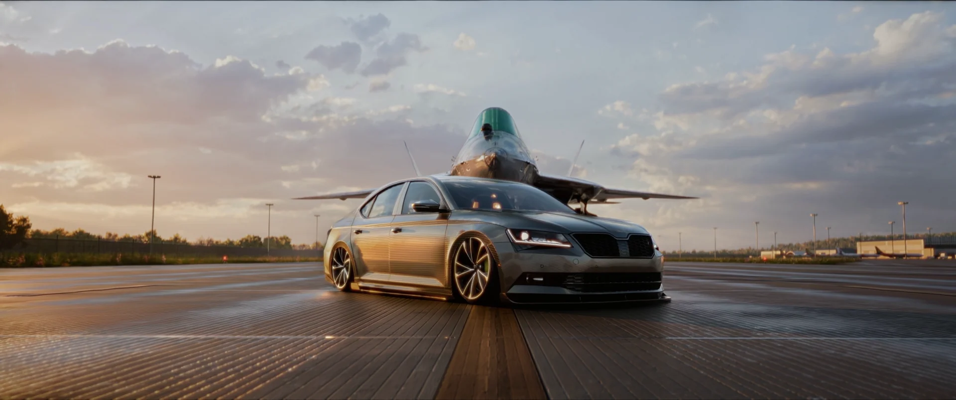 Skoda Superb Carbon: a frame from the film